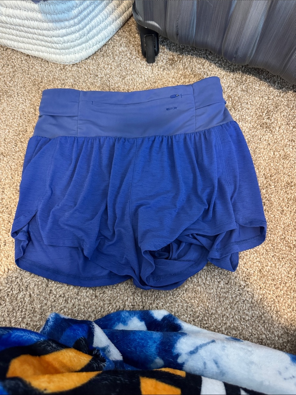 Free people movement blue/purple shorts